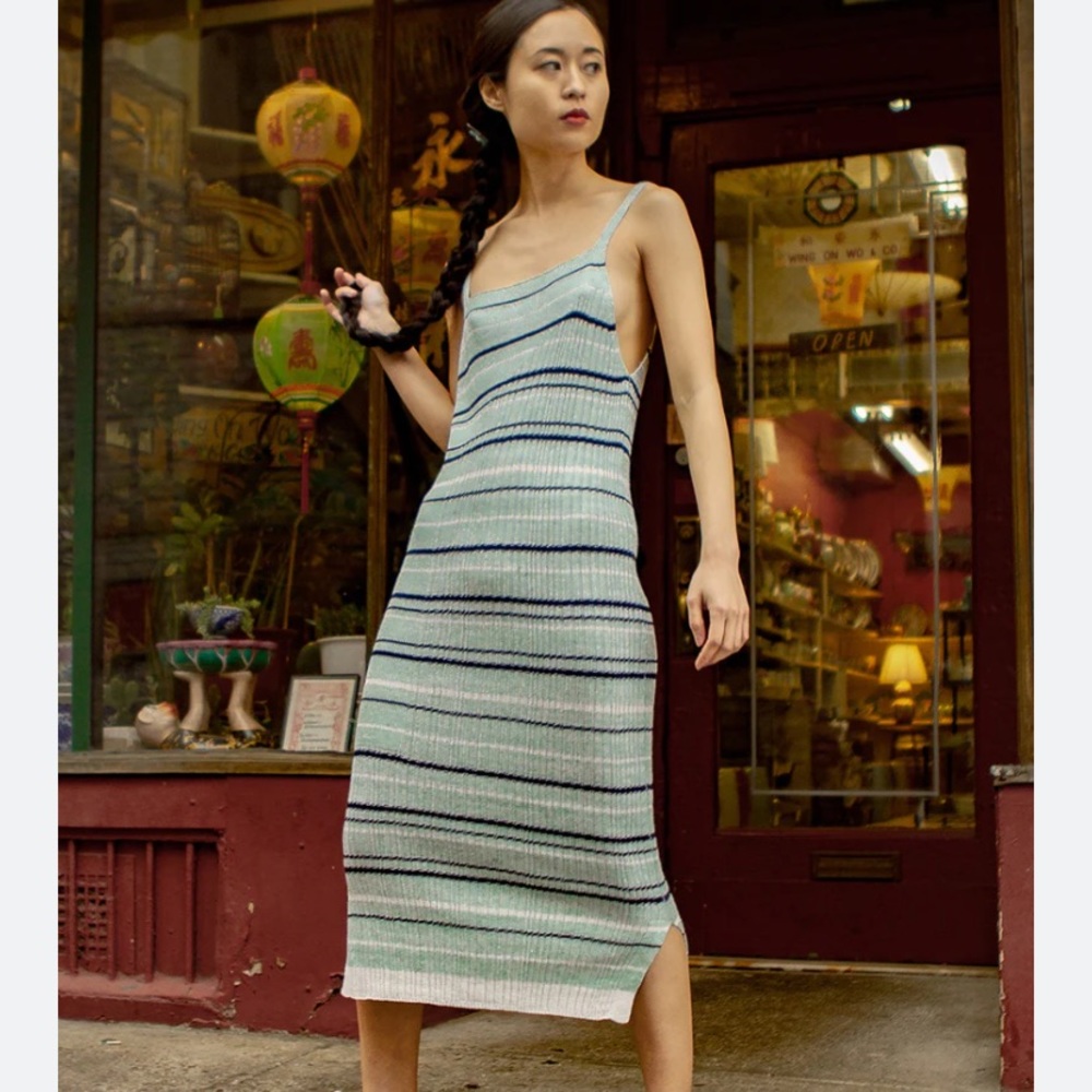 Yan Yan Knits linen rib dress